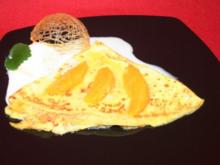 Flambierte Orangen-Crêpes - Rezept