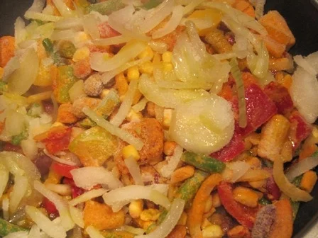 Rezept: Putenfiletspitzen mit Spicy Gemüsemix à la Biggi Bild Nr. 16 Putenfiletspitzen mit Spicy Gemüsemix à la Biggi - Rezept - Bild Nr. 16