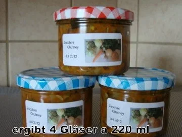 Rezept: pikantes Zucchini Chutney Bild Nr. 11 pikantes Zucchini Chutney - Rezept - Bild Nr. 11