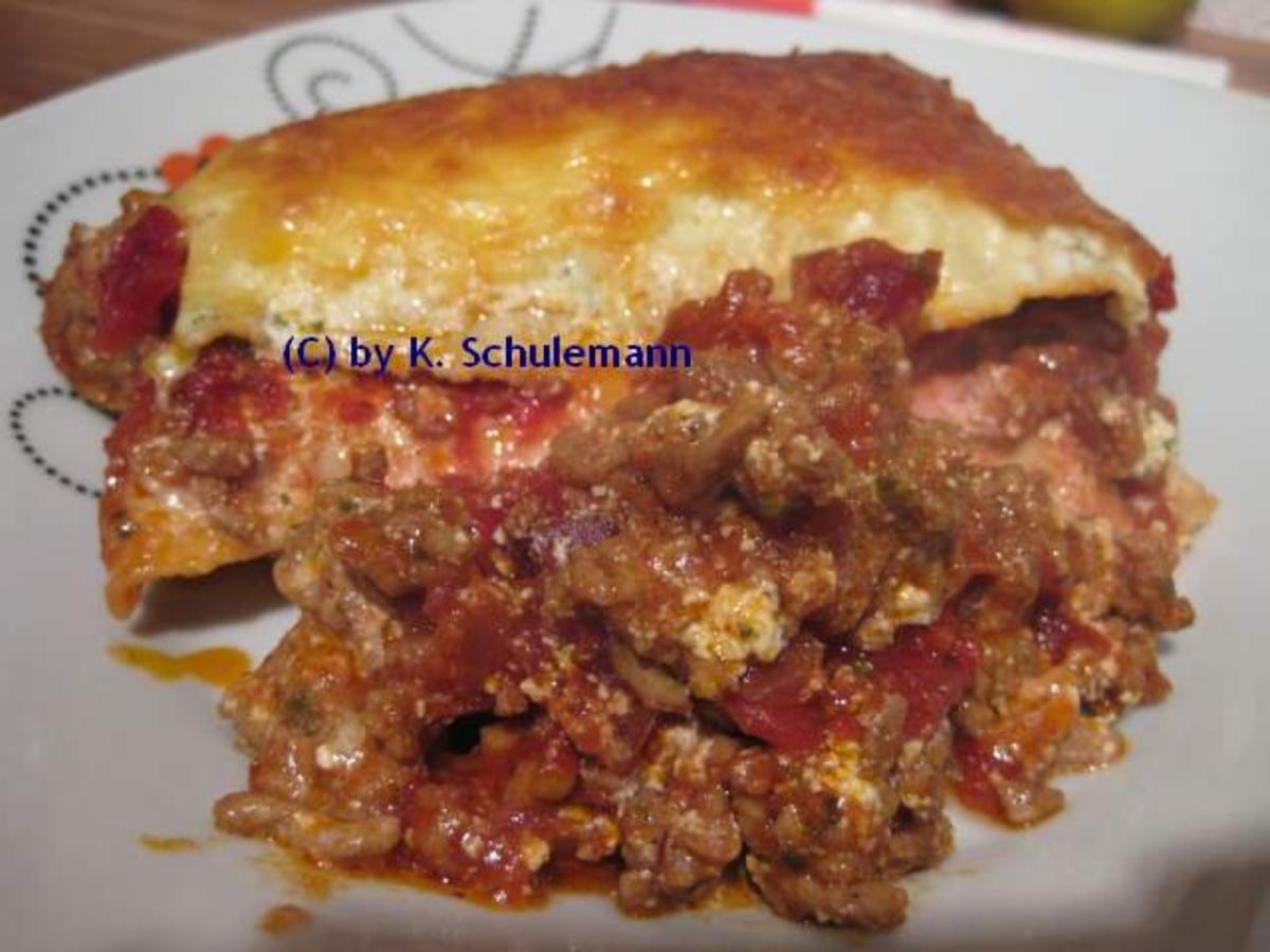 Cremige, leichte Lasagne - Rezept