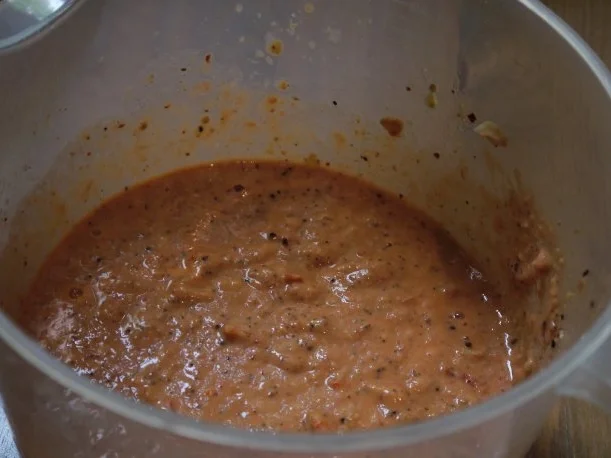 Rezept: Kalte Melonen-Tomaten-Suppe Bild Nr. 6 Kalte Melonen-Tomaten-Suppe - Rezept - Bild Nr. 6