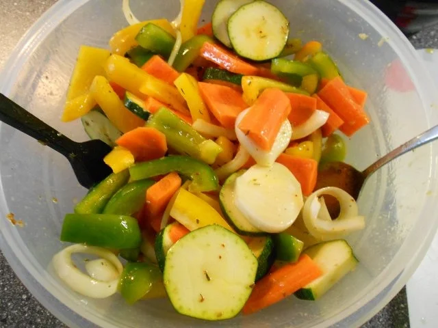 buntes Gemüse vom Blech (Antipasti-Art) - Rezept - Bild Nr. 8