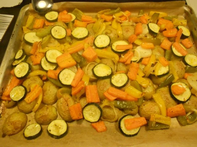 buntes Gemüse vom Blech (Antipasti-Art) - Rezept - Bild Nr. 11