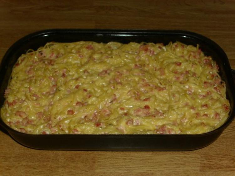 Spaghettiauflauf mit Spaghetti und Quark - Rezept mit Bild - kochbar.de
