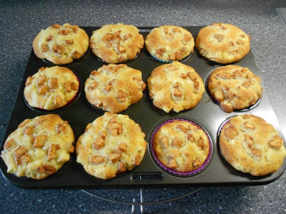 Apfel-Muffins mit Apfel-Zimt Haube - Rezept - Bild Nr. 18