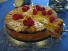 Streusel-Käsekuchen mit Himbeeren - Rezept