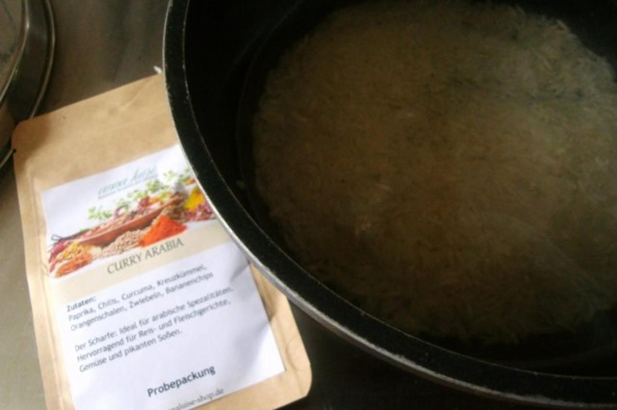 Reissalat mit arabischen Curry - Rezept - Bild Nr. 3