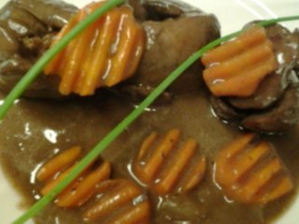 Rotwein Sahne Leber - einfach - von sumueki