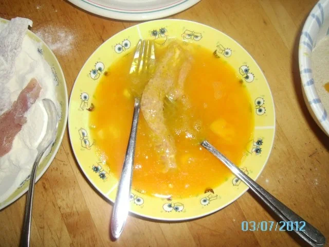 Rezept: Panierte Putenstreifen auf grünem Salat Bild Nr. 6 Panierte Putenstreifen auf grünem Salat - Rezept - Bild Nr. 6