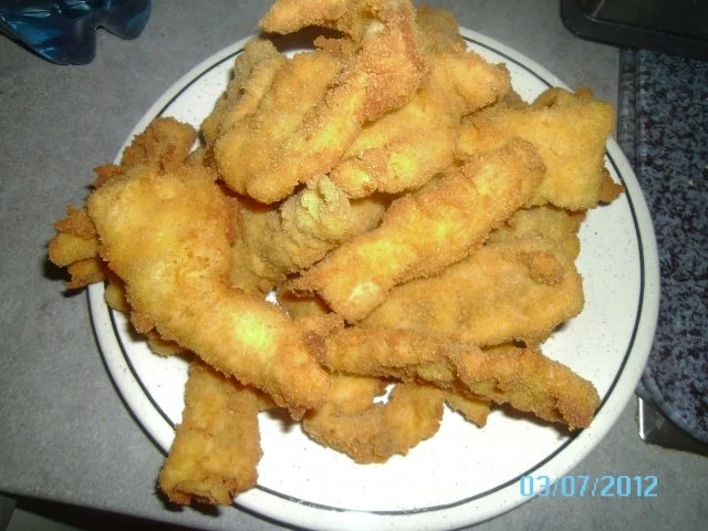 Rezept: Panierte Putenstreifen auf grünem Salat Bild Nr. 8 Panierte Putenstreifen auf grünem Salat - Rezept - Bild Nr. 8