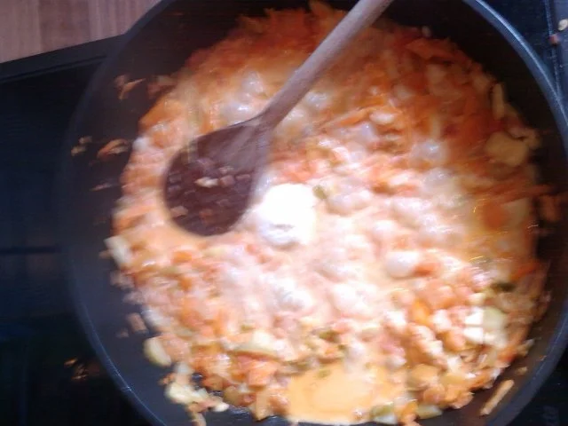 Rezept: Farfalle mit Gemüsebolognese Bild Nr. 3 Farfalle mit Gemüsebolognese - Rezept - Bild Nr. 3