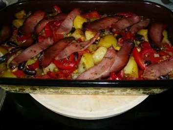 Kartoffelpfanne mit Speck und Ei - Rezept