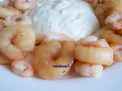 Zwischensnack: Garnelen mit Knoblauch-Dip - Rezept