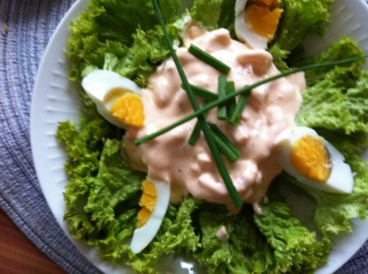 Salat mit Krabben-Dressing.. - Rezept - Bild Nr. 3