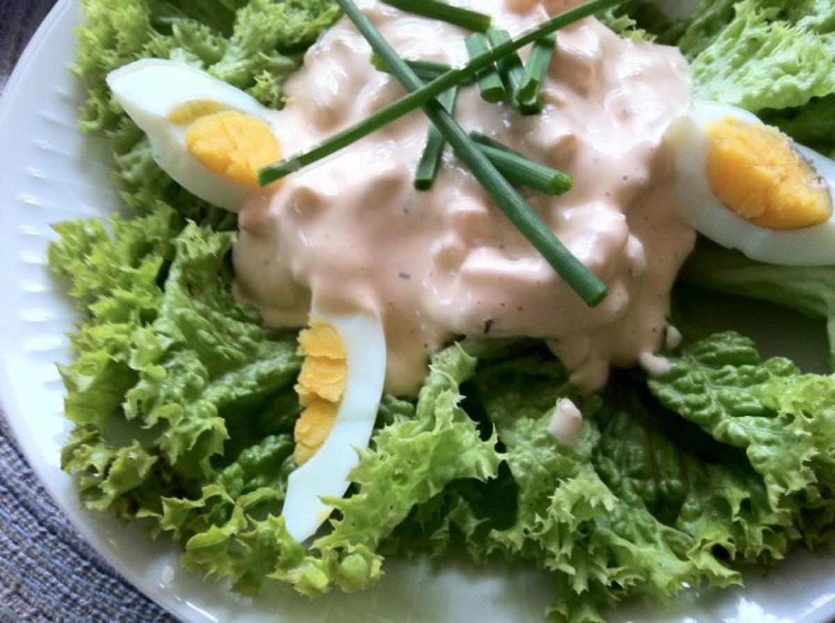 Salat mit Krabben-Dressing.. - Rezept - Bild Nr. 4