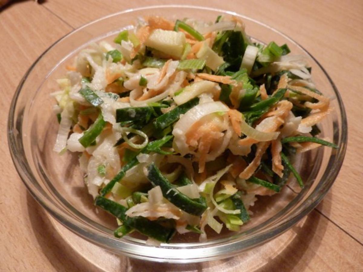 Salate: Porreesalat - Rezept - Bild Nr. 3