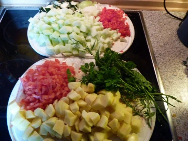 Rezept: Fl/Rind: Schmorgurkenpfanne Bild Nr. 4 Fl/Rind: Schmorgurkenpfanne - Rezept - Bild Nr. 4