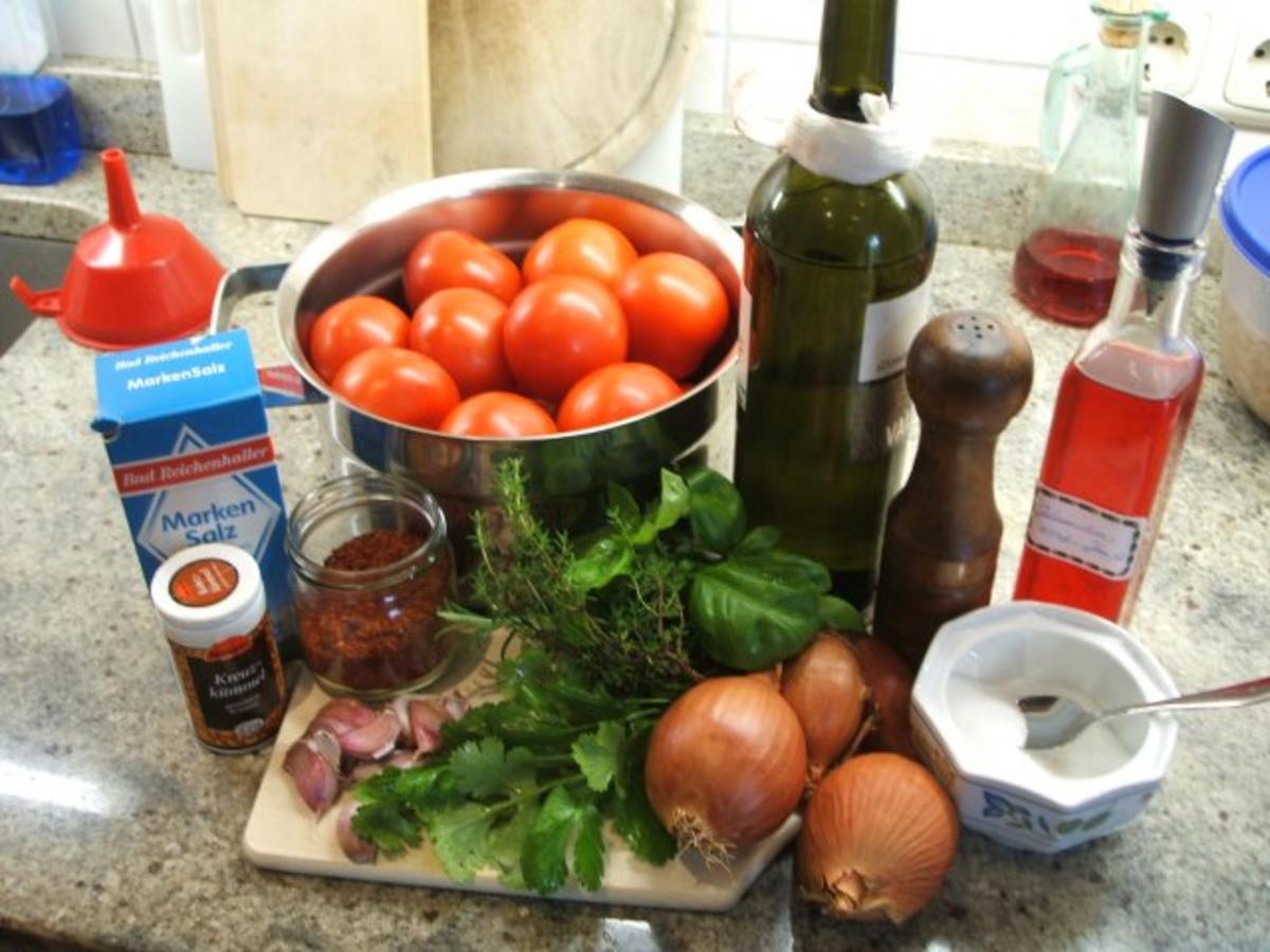 Soßen: Tomatensoße eingekocht - Rezept - Bild Nr. 2