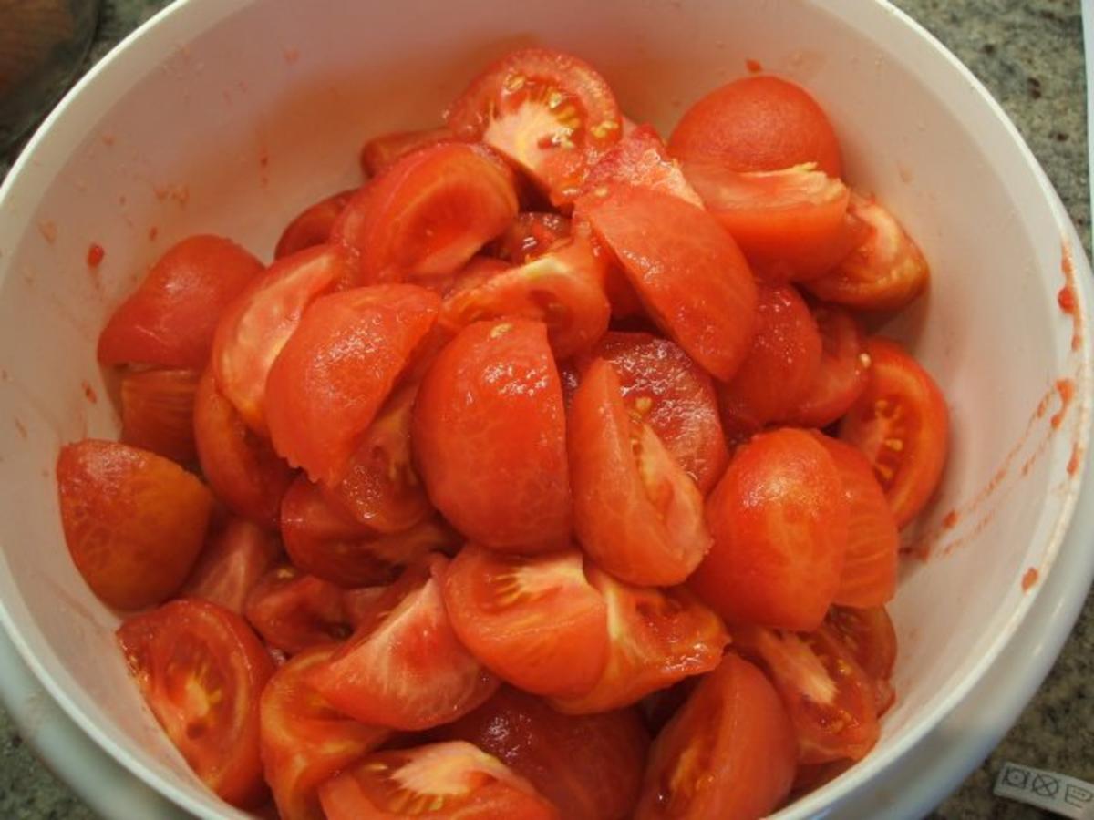 Soßen: Tomatensoße eingekocht - Rezept - Bild Nr. 4
