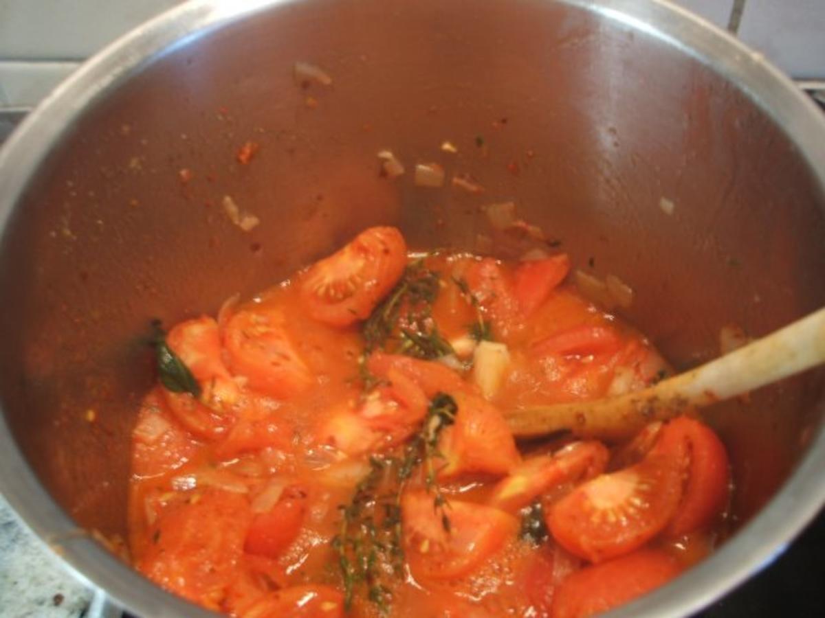 Soßen: Tomatensoße eingekocht - Rezept - Bild Nr. 7