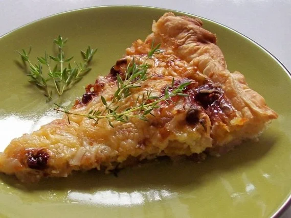 Rezept: Blätterteigtarte mit Nektarinen und Ziegenkäse Bild Nr. 10 Blätterteigtarte mit Nektarinen und Ziegenkäse - Rezept - Bild Nr. 10
