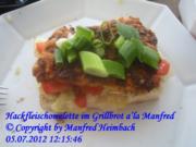 Fingerfood – Hackfleischomelette im Grillbrot a’la Manfred - Rezept