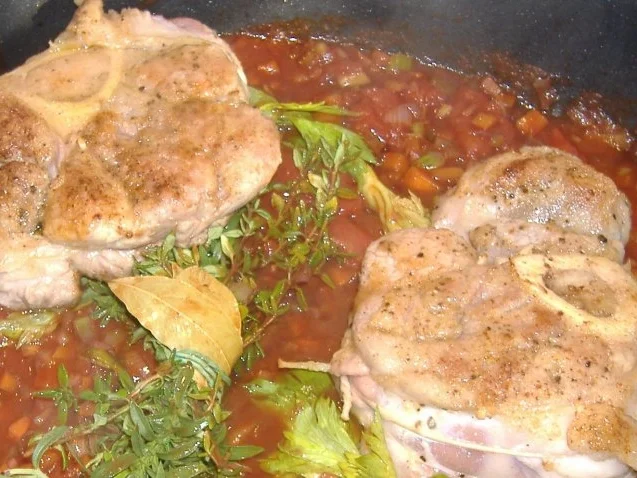 Rezept: Geschmorte Kalbshaxe Bild Nr. 4 Geschmorte Kalbshaxe - Rezept - Bild Nr. 4