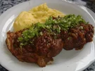 Geschmorte Kalbshaxe - Rezept