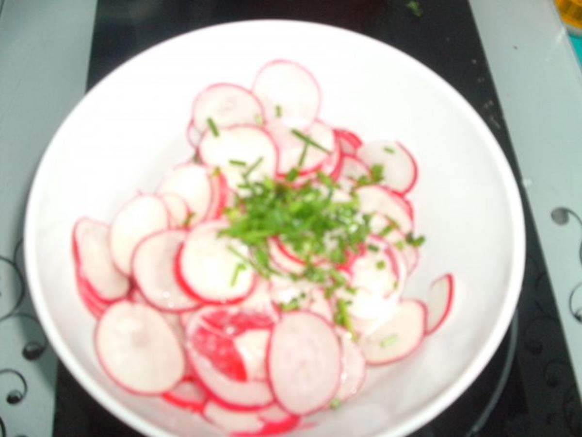 Radieschen-Salat und Tomaten - Rezept - Bild Nr. 5