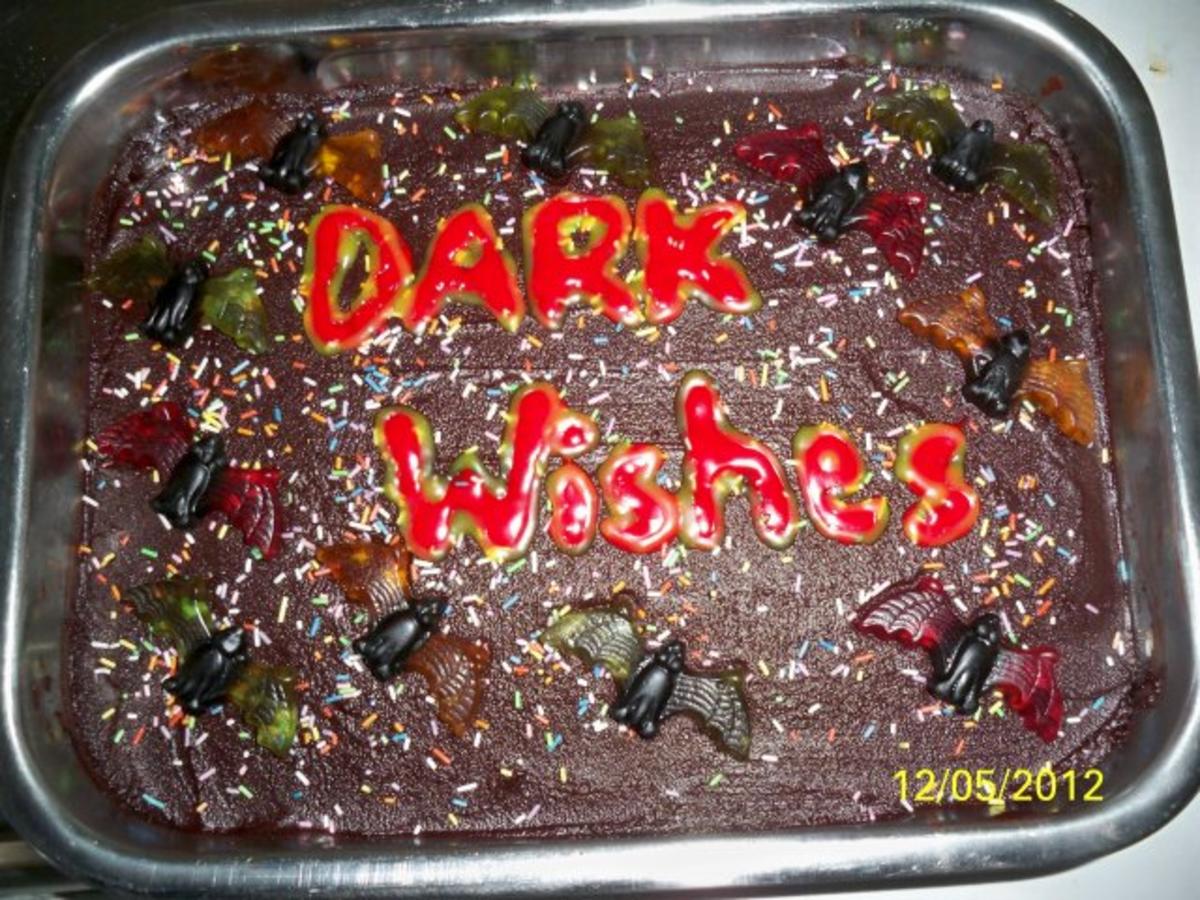 halloween:bat cake - Rezept