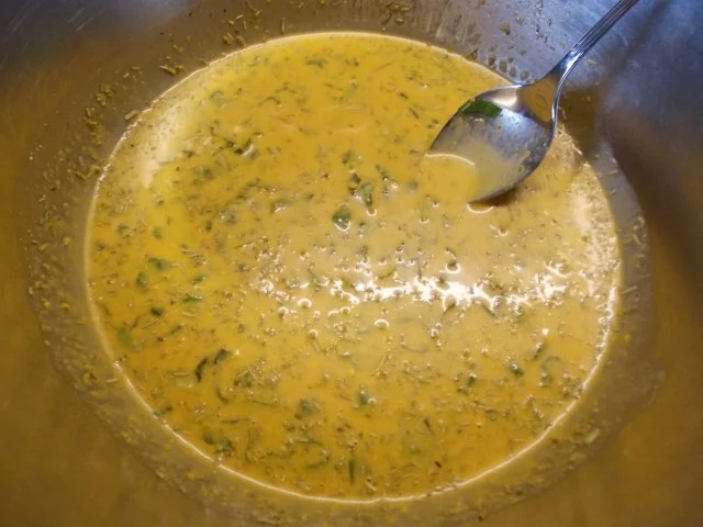 Paprika-Zucchini-Bohnen-Salat mit Grillkäse - Rezept - Bild Nr. 4