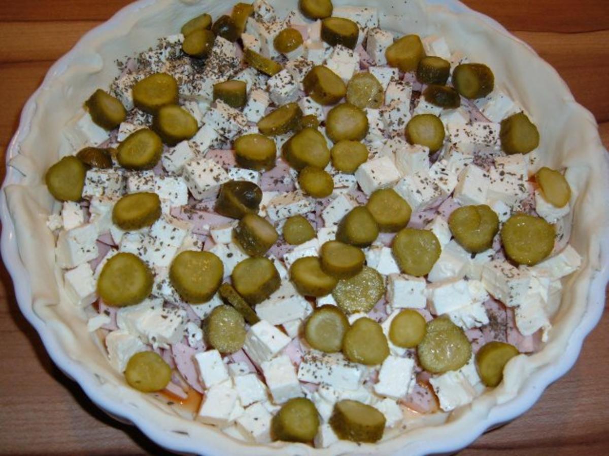 Blätterteig : Tarte mit Fleischwurst,Hirtenkäse - Rezept - Bild Nr. 6