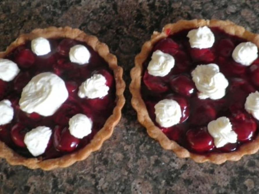 Kirsch Schokoladen Tarteletts - schnell &amp; einfach - von Cookies