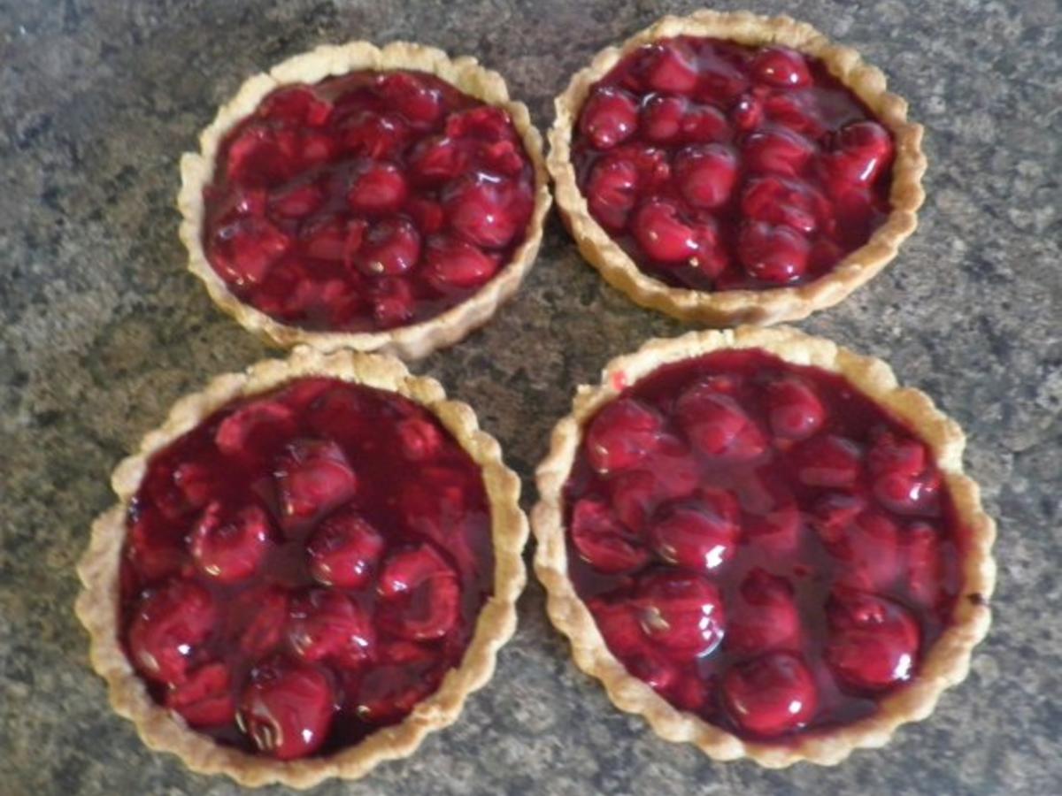 Kirsch Schokoladen Tarteletts - schnell &amp; einfach - von Cookies