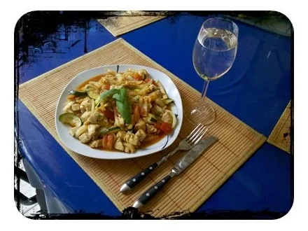 Geflügel: Thailändische Hähnchenpfanne mit Gemüse - Rezept - Bild Nr. 8