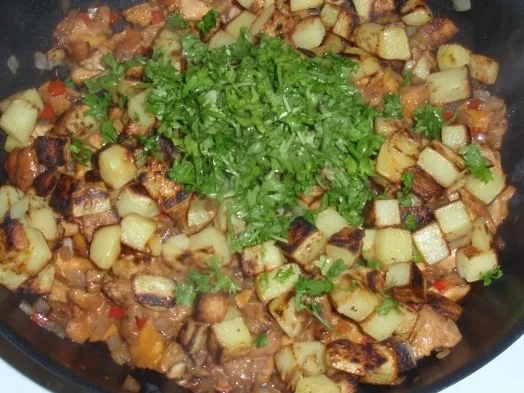 Rezept: Bratkartoffel-Pilz-Pfanne Bild Nr. 9 Bratkartoffel-Pilz-Pfanne - Rezept - Bild Nr. 9