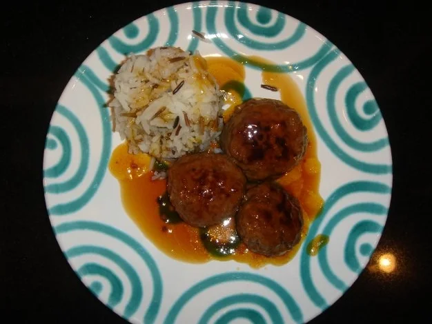 Enten-Hackbällchen á la Orange - Rezept
