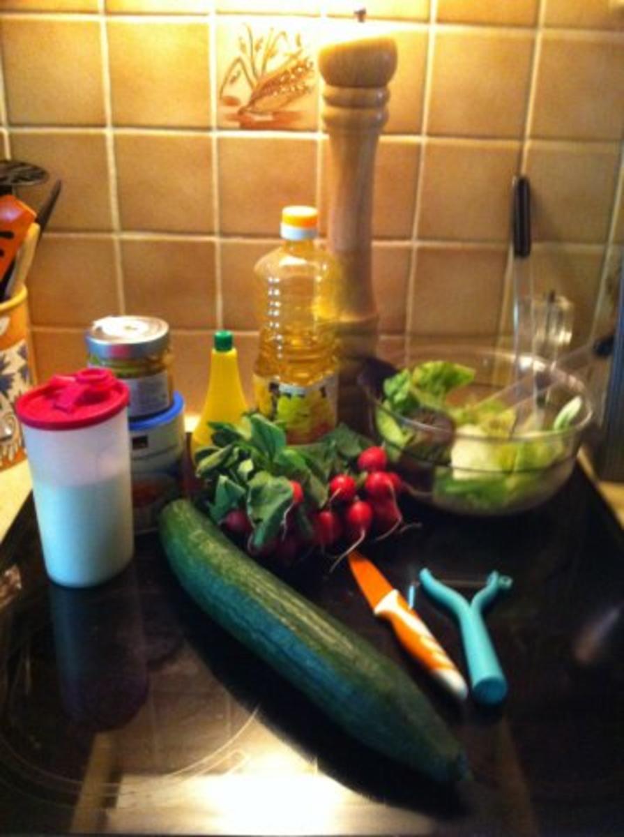 Gurken-Radieschen-Salat - Rezept Eingereicht von Ninjagirl