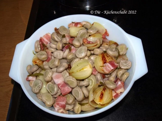 Dicke Bohnenauflauf mit Speck aus dem Rheinland       (Decke Bunneauflauf met Speck) - Rezept - Bild Nr. 3