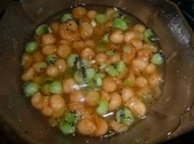 Melonen-Kiwi-Marmelade gibt 2 Gläser - Rezept