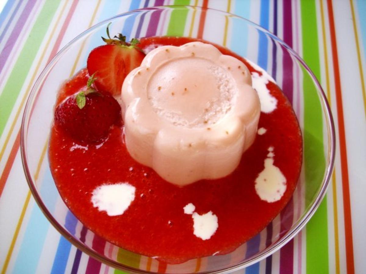 Erdbeer-Panna-Cotta - Rezept