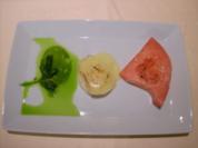 Gegrillte Wassermelone mit warmem Ziegenkäse - Rezept
