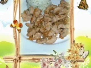 Rezept: Geflügel : Geschnetzeltes mit Zwiebeln und Reis Geflügel : Geschnetzeltes mit Zwiebeln und Reis - Rezept