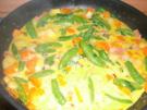 Frisches Gartengemüse in Schmelzkäsesosse - Rezept