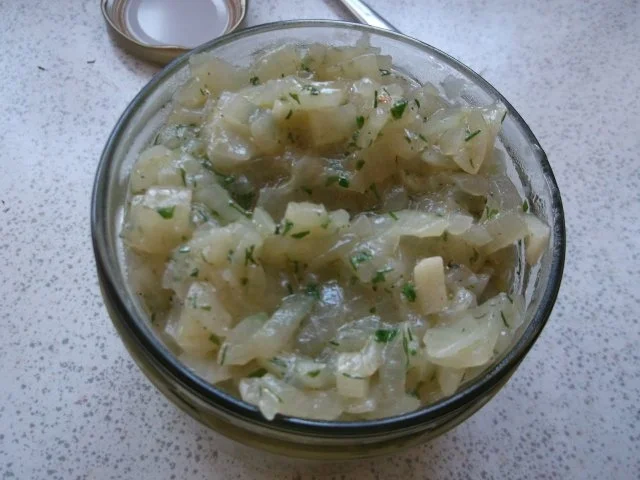 Rezept: Zwiebelmus mit Knoblauch und Kräutern Bild Nr. 5 Zwiebelmus mit Knoblauch und Kräutern - Rezept - Bild Nr. 5