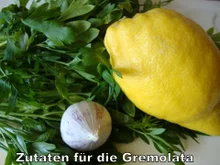 Gremolata für das Ossobucco - Rezept