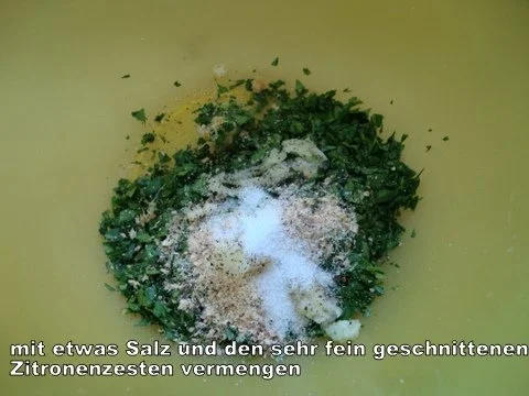 Gremolata für das Ossobucco - Rezept - Bild Nr. 3