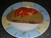 Aufstrich von Erbsen, Eiern und Walnüssen - Rezept