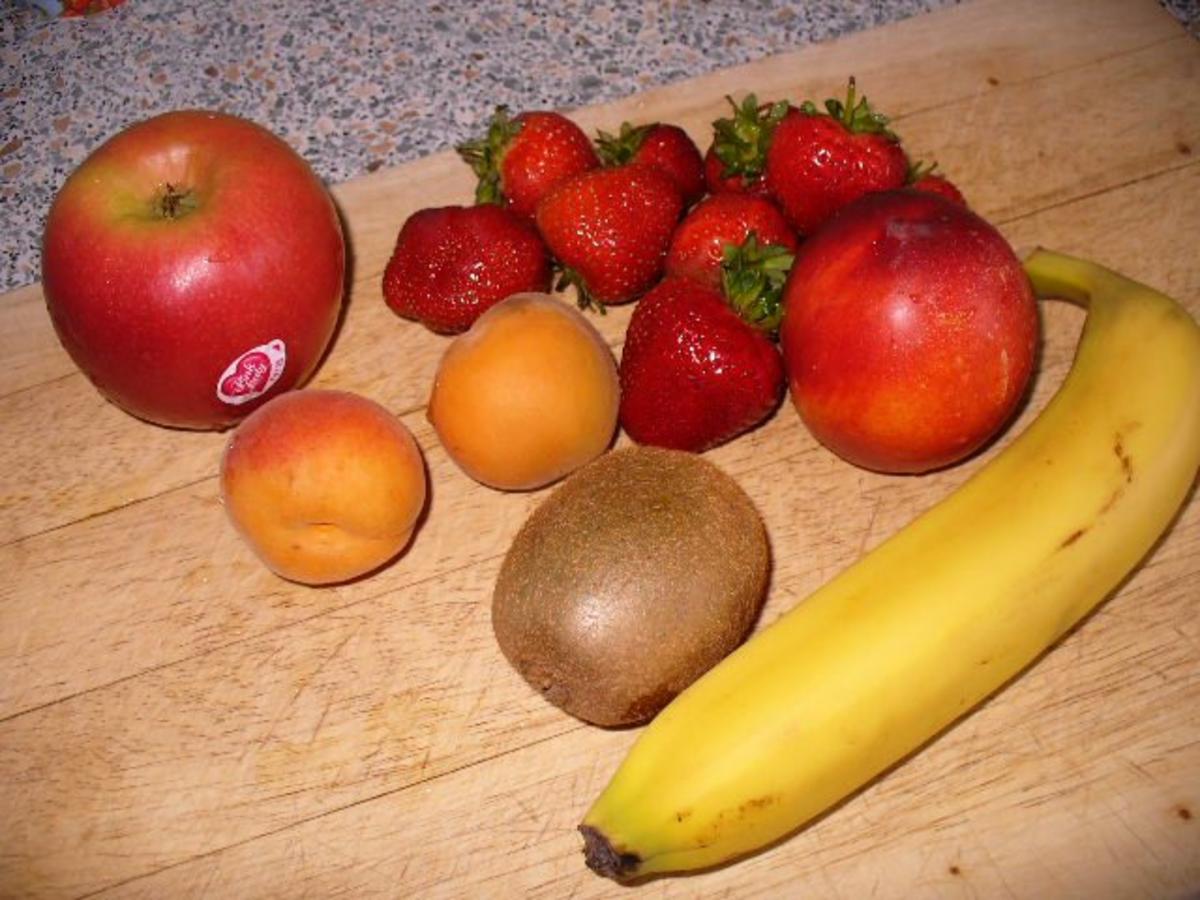 Obstmix aus dem Obstkorb - Rezept - Bild Nr. 2