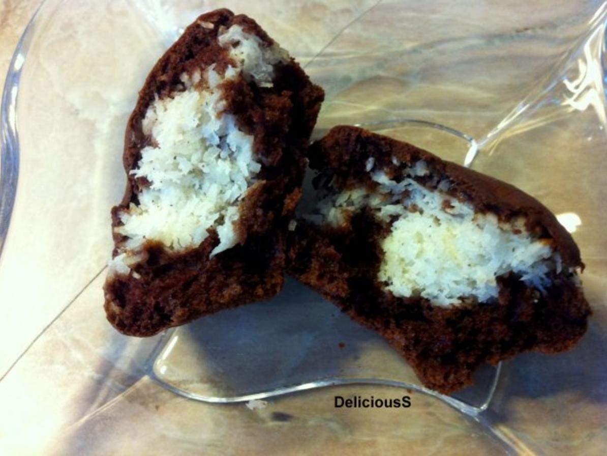 Schoko Kokos | Cocos Muffins - schnell &amp; einfach - 313 kcal/100g
